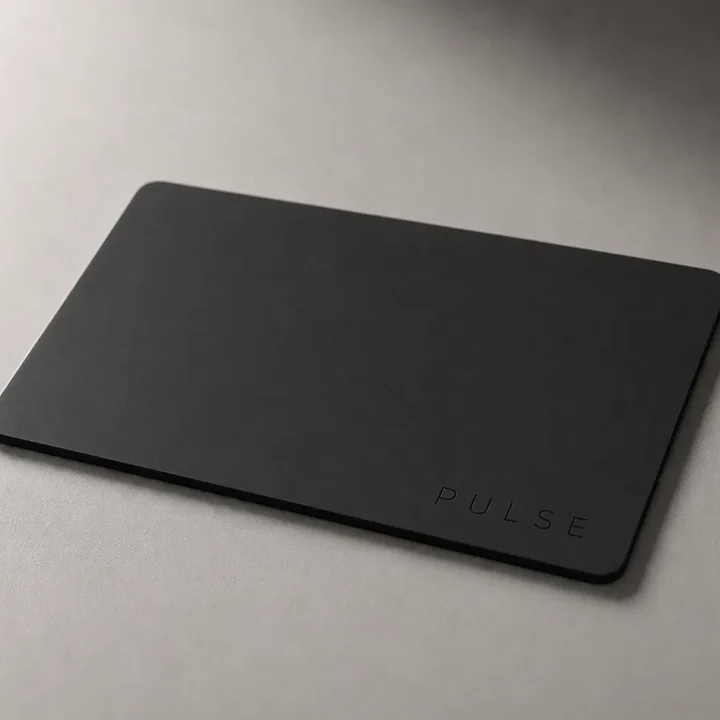 Pulse PVC Card — Matte Black